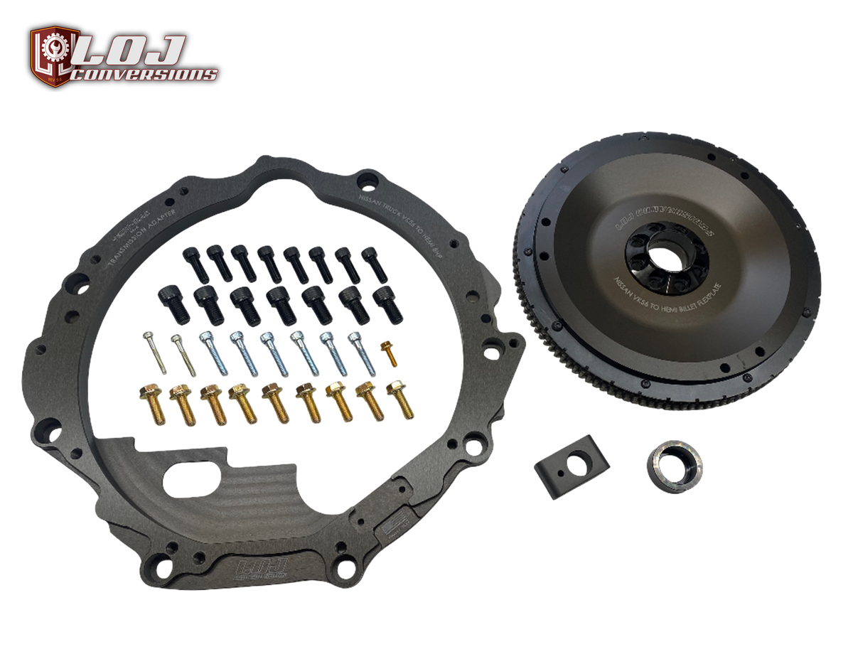 T-plate 新品未使用　送料込 Pre-Order* Nissan VK56 to Hemi 8HP / ZF8 Transmission Adapter
