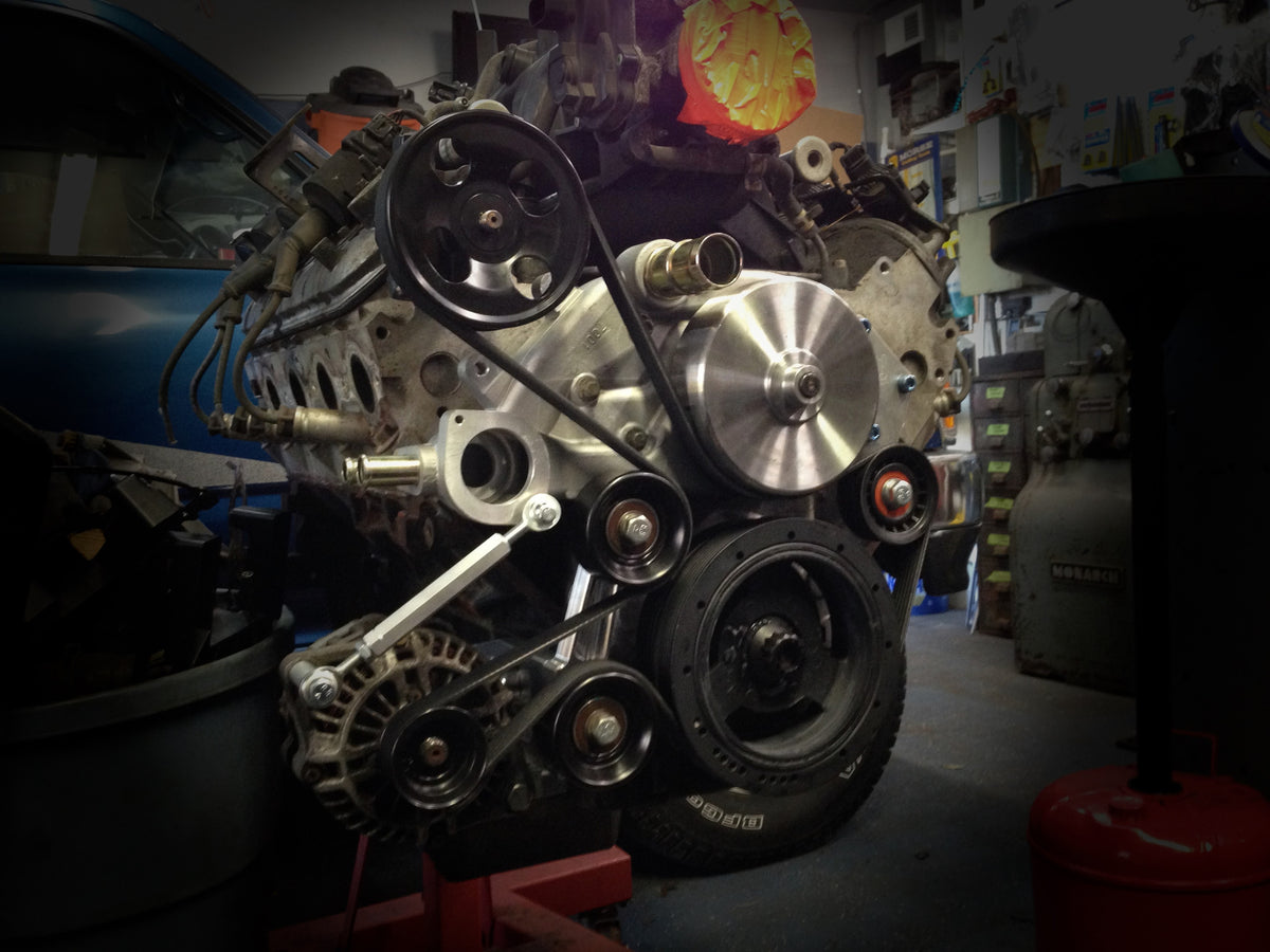 300ZX LS Swap Accessory Drive – LOJ Conversions