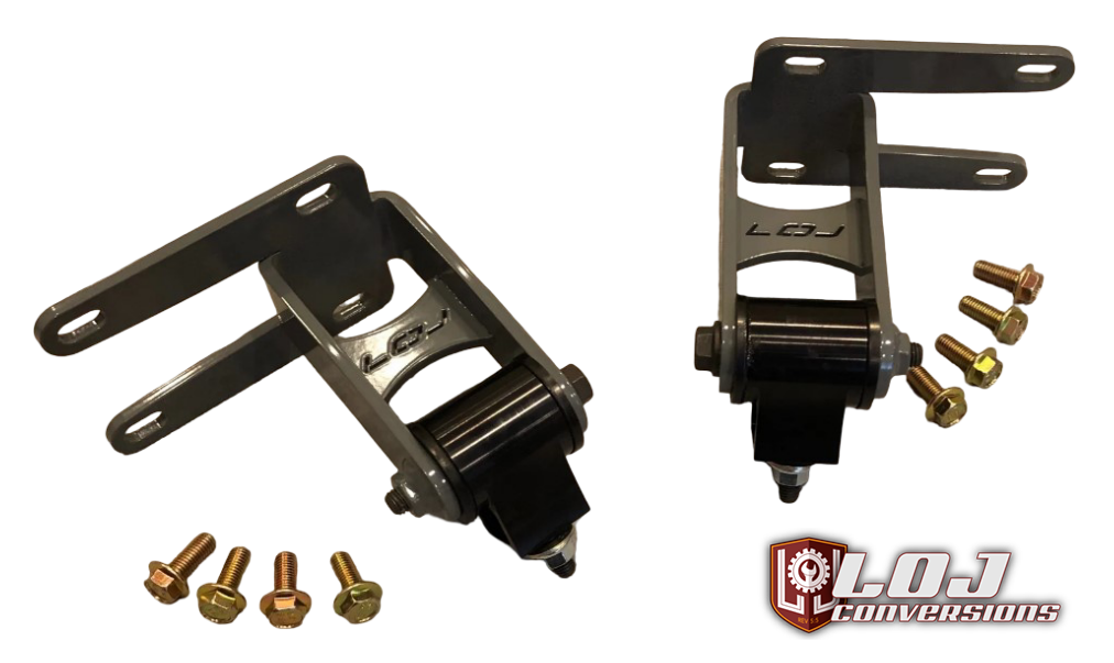 370Z and G37 (Z34, V36, CV36 Chassis) LS Swap Engine Mounts – LOJ