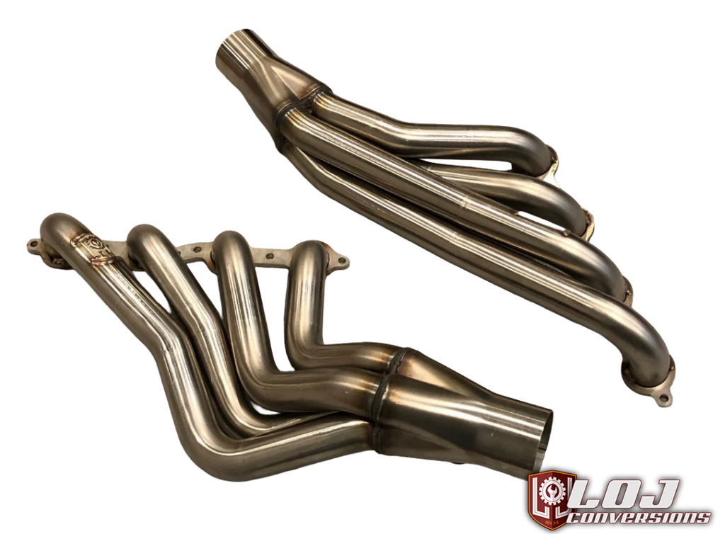 370Z and G37 (Z34, V36, CV36 Chassis) LS Swap Headers by Kooks