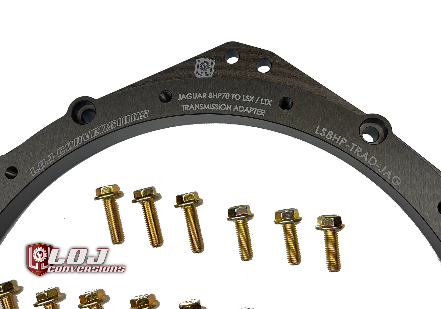 LS / LT to Jaguar / Range Rover 8HP70 / ZF8 Transmission Adapter