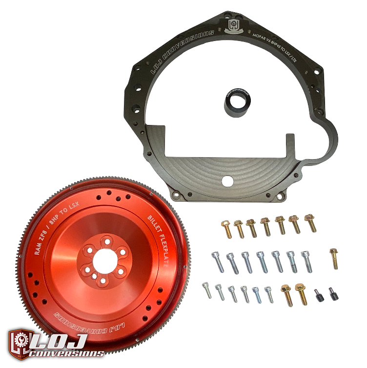 LS / LT to Mopar V6 8HP45 /8HP50 / ZF8 Transmission Adapter