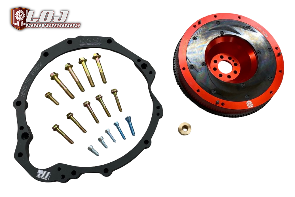 GTR to 350Z HR & 370Z Transmission Adapter and Flywheel – LOJ GTR to 350Z HR & 370Z Transmission Adapter and Flywheel – LOJ