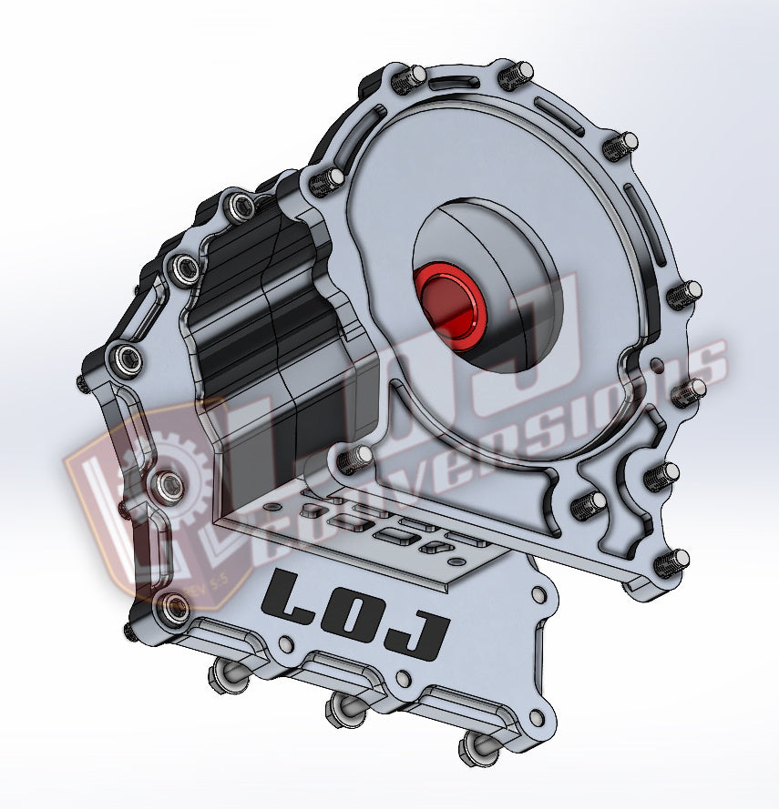 トランスファー様 Infiniti AWD to Alfa 8HP75 Transfer Case to Transmission Adapter