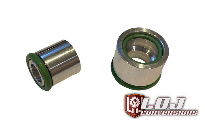 Z32 300ZX A/C Line Adapters for Z33 350Z Compressor – LOJ Conversions
