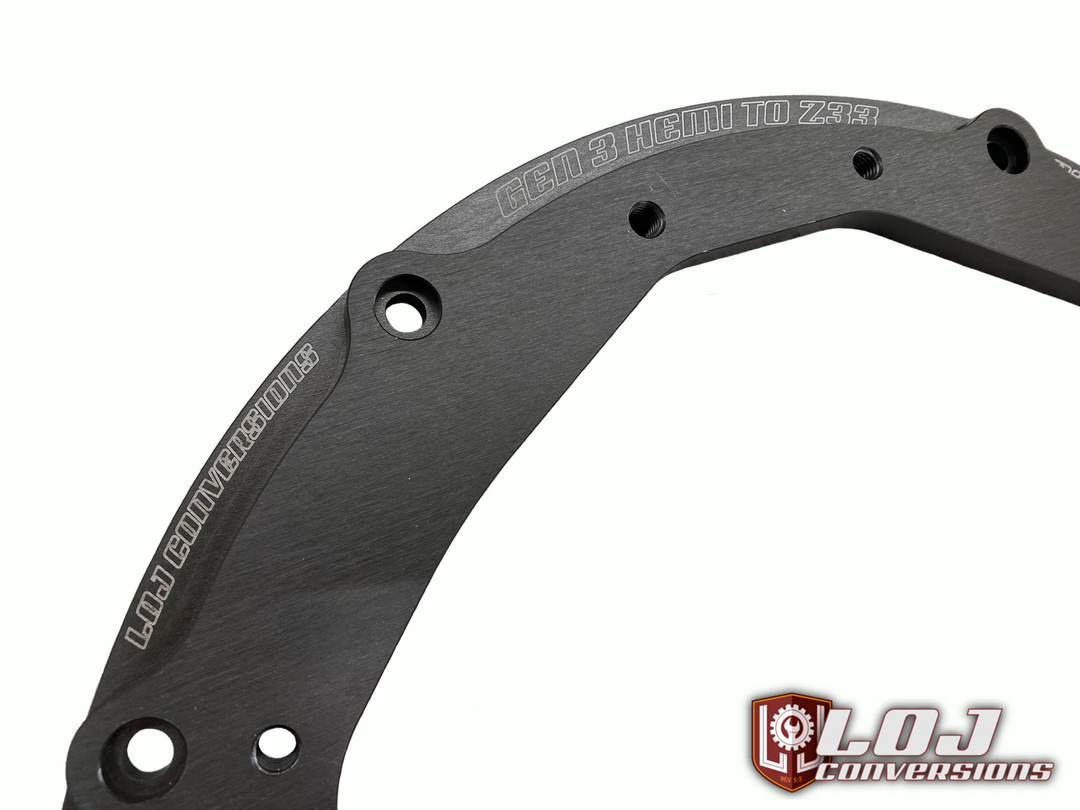 Gen 3 Hemi Engine to 350Z CD00X Manual Transmission Adapter – LOJ